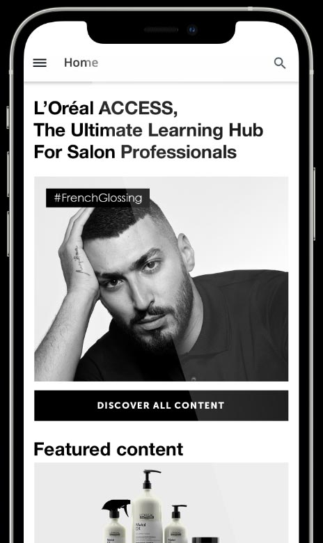 L'Oreal access, the ultimate learning hub for salon professionals